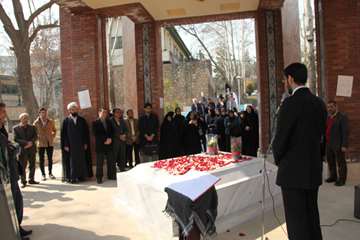 مراسم سالگرد تدفین شهدای گمنام دانشگاه 